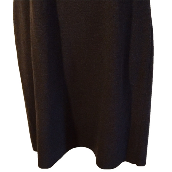 Calvin Klein black/ dark charcoal grey classic dress. Size large. So classic CK. - Picture 3 of 15